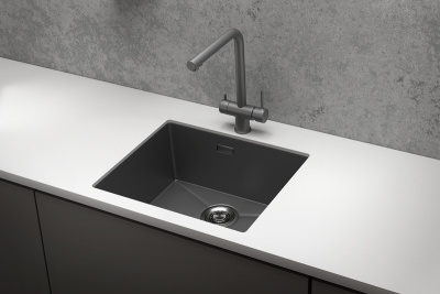 Мойка GRANULA 5445U, ГРАФИТ МАТОВЫЙ