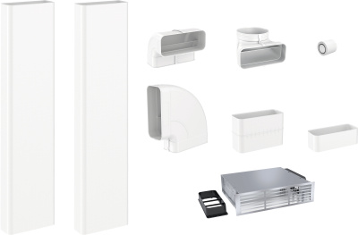 Комплект для переоборудования вытяжки в режим рециркуляции Miele DFKS-UR