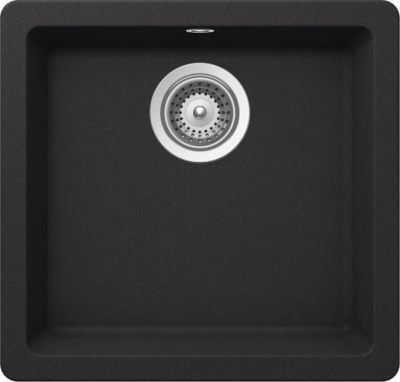 Мойка Schock Quadro 50 Cristalite неро