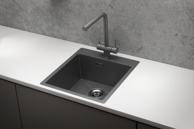 Мойка GRANULA 4600, ГРАФИТ МАТОВЫЙ