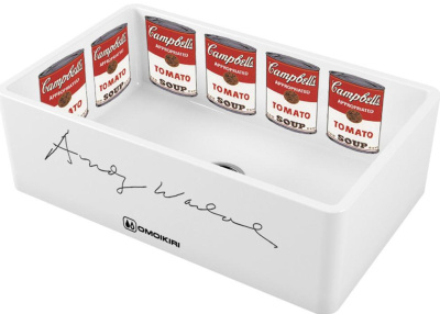 Кухонная мойка Omoikiri Mikura 76-Warhol Natceramic/white
