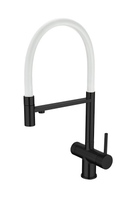 Смеситель Emar ЕС - 7024WHT Black