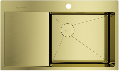 Мойка akisame 86-lg-r side(арт.4997046) Omoikiri Akisame 86-LG-R Side