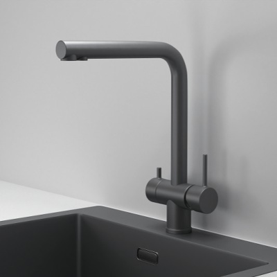Смеситель GRANULA 7011, ГРАФИТ МАТОВЫЙ