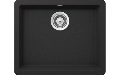 Мойка Schock Quadro 60 (N-100) Cristalite 550x430 (подстольный монтаж) оникс