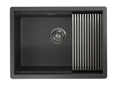 Мойка GRANULA 6045U, ЧЕРНЫЙ МАТОВЫЙ