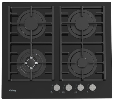 Газовая стеклянная варочная панель Korting HGG 6825 CTN