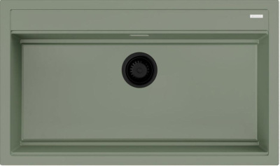 Мойка kitagawa 86-lb-wg artceramic/wind green(арт.4993249) Omoikiri Kitagawa 86-LB-WG