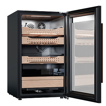 Шкаф для сигар Meyvel MC-120BK (PRO)