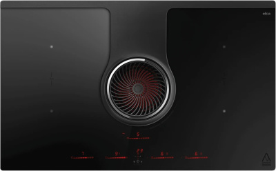Индукционная стеклокерамич. панель с вытяжкой Elica NIKOLATESLA ONE HP EVO BL/A/83